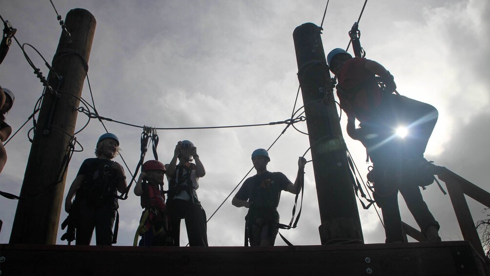 Group on the Ultimate Adventure Package tour in Oahu 