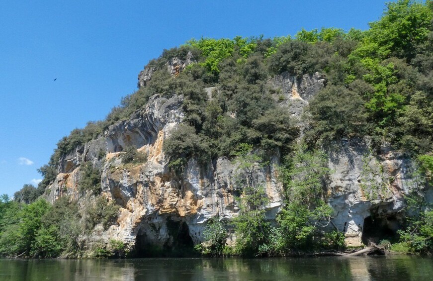 Canoeing the Cliff route in Dordogne : Carsac - Cénac