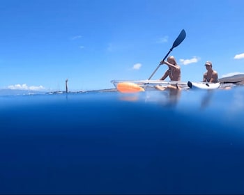 Clear Bottom Glassy Kayak Rental | Safe and Stable Kayaks