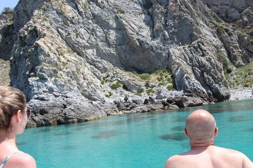 The coves of Capo Vaticano