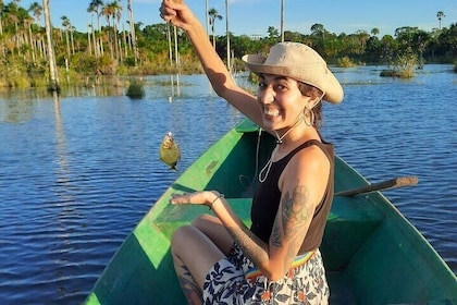3 Hours Private Piranha Fishing in Lake Yacumama
