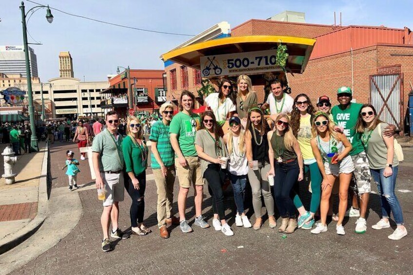 2-Hour Public Party Bike Ride in Downtown Memphis