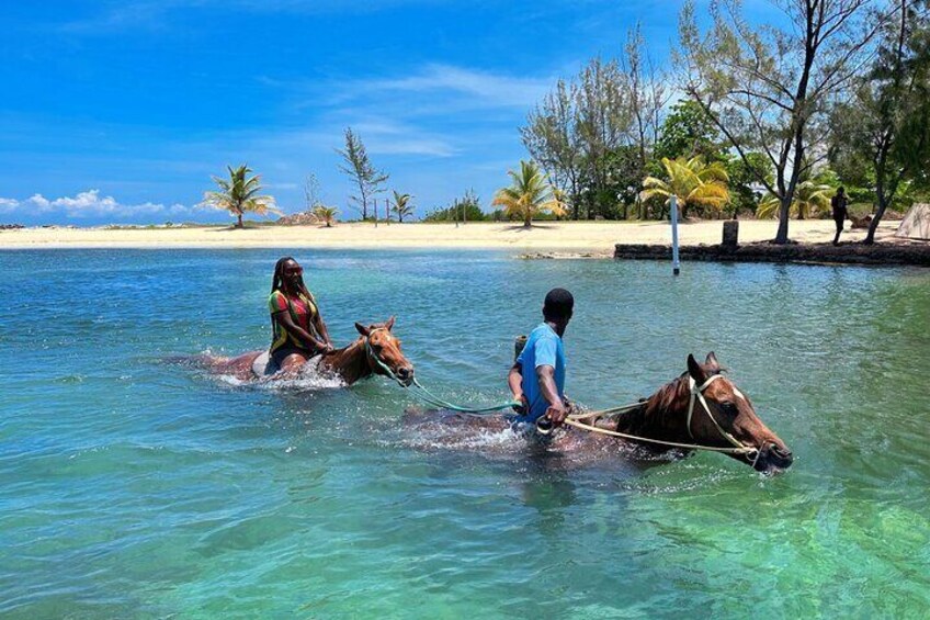 Bamboo Rafting & Horseback Ride n Swim Guided Tour In Montego Bay