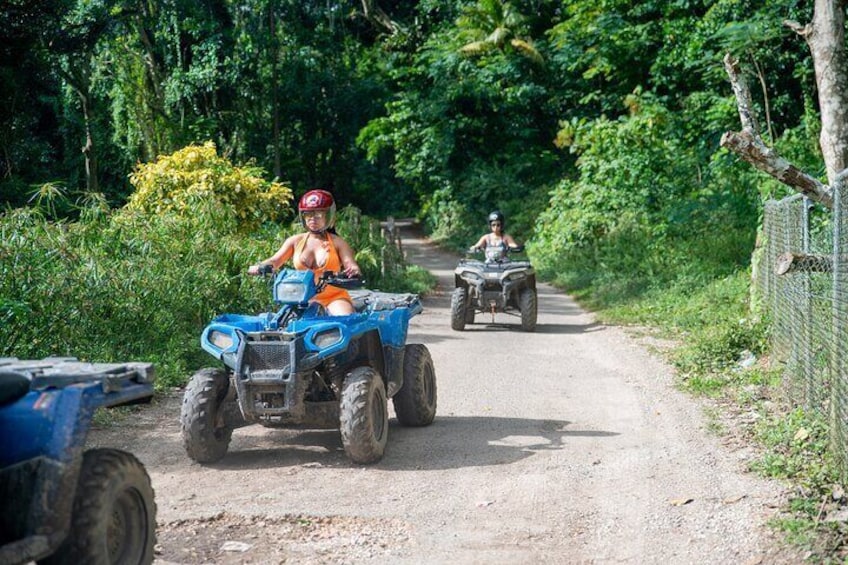 ATV, Bamboo Rafting, Horseback Ride Private Tour from Montego Bay