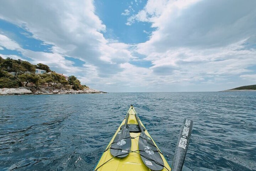 Half-day kayak tour from Hvar town