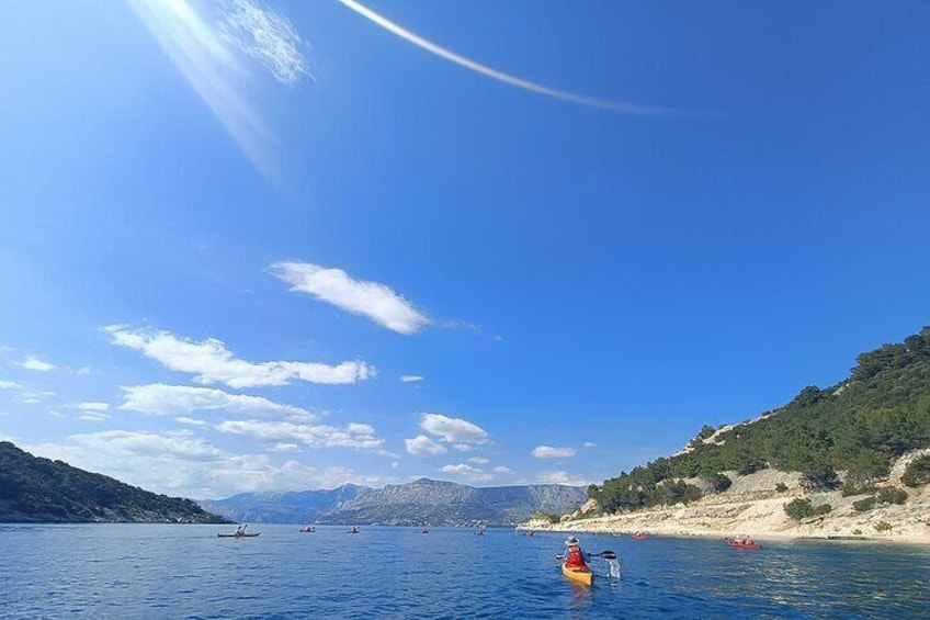 Half-day kayak tour from Hvar town