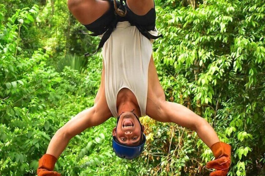 ATV Tour, Ziplines and Cenote with Lunch and Transportation