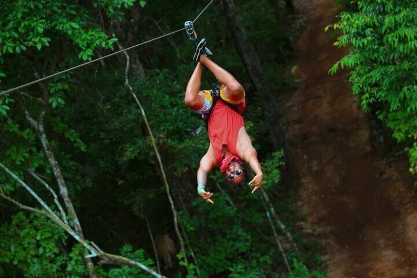 ATV Tour, Ziplines and Cenote with Lunch and Transportation