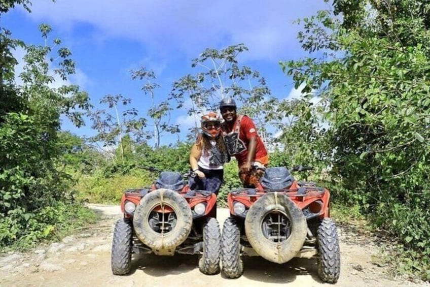 ATV Tour, Ziplines and Cenote with Lunch and Transportation