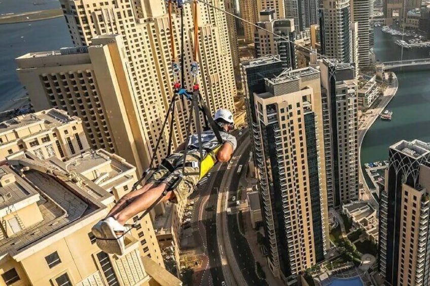 Xline Dubai Marina Zipline Experience With Transfers Option