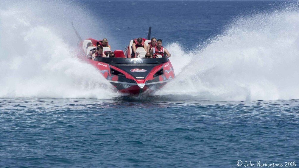 Picture 5 for Activity Rhodes Town: Adrenaline Jet Boat Adventure