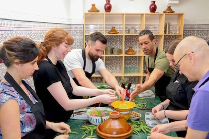 Marrakech : Cours de cuisine de plats marocains avec un chef local