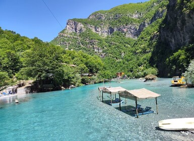 Desde Tirana: tour de un día al río Shala con paseo en barco