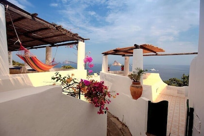 Salina, Panarea and Stromboli from Cefalu, Via Capo D'Orlando