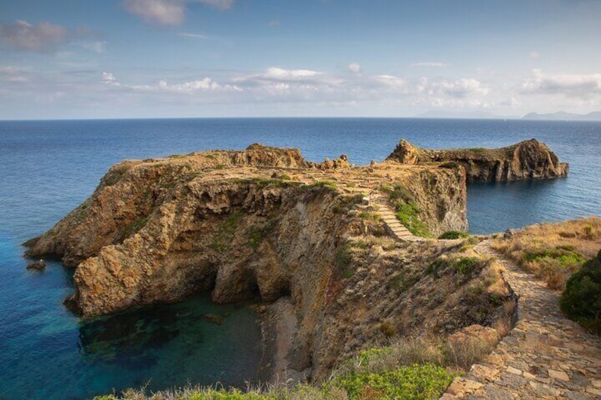 Panarea and Stromboli from Cefalu, via Milazzo