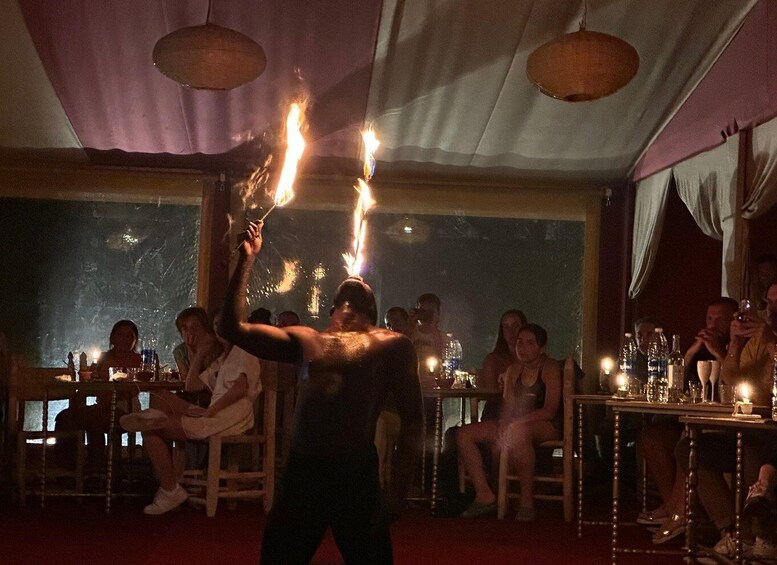 Marrakesh: Agafay Desert 3-Course Dinner Show & Pool Access