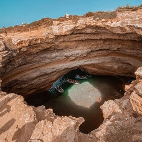 Desde Faro: tour de aventura en la cueva de Benagil y más