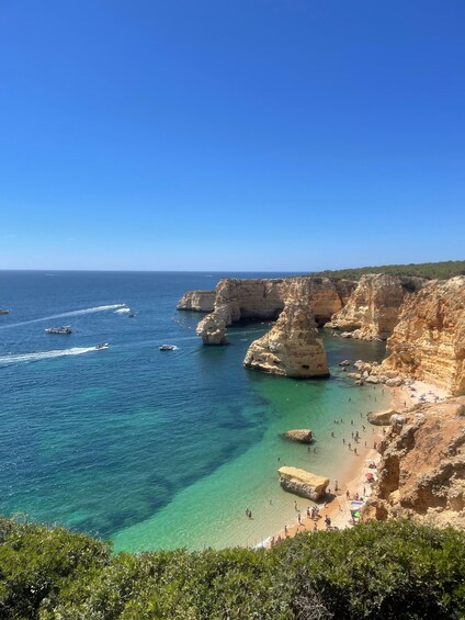 Picture 10 for Activity From Faro: Benagil, Algar Seco, and Marinha Adventure Tour