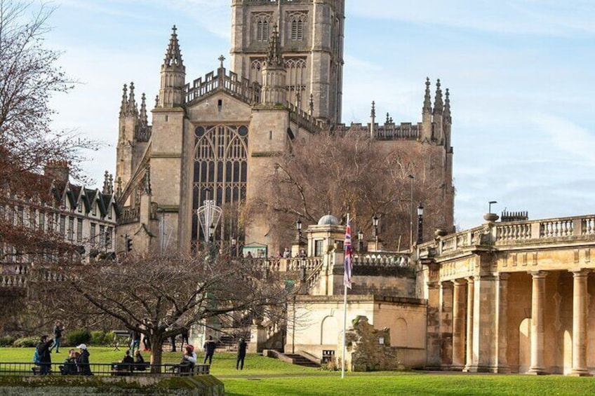 Bath Abbey and Parade Garden