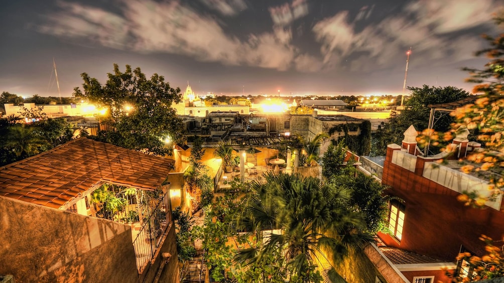 View of Izamal at night