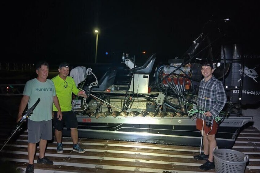 Private Airboat Bowfishing Palm Bay Florida