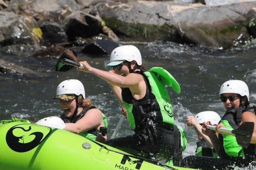 Super fun family rafting on the South Fork American River