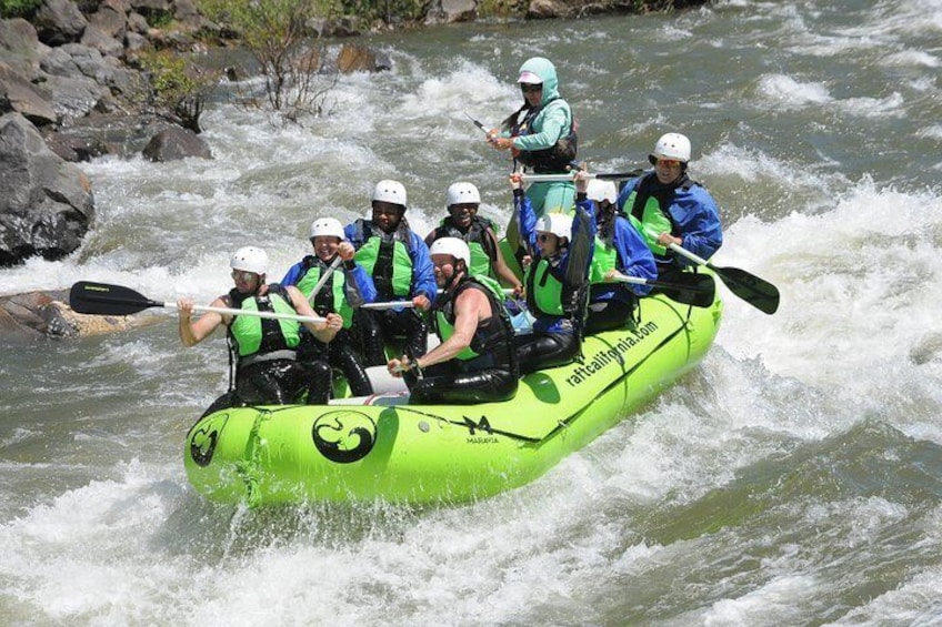 Hospital Bar Class 3+ Rapid on the South Fork American River