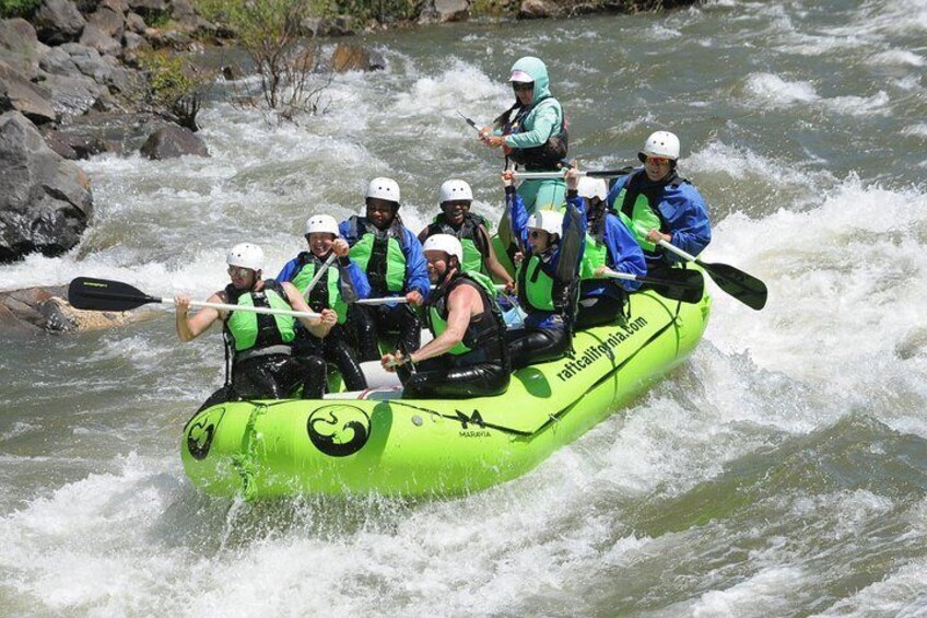Hospital Bar Class 3+ Rapid on the South Fork American River