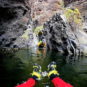 Canyoning op Tenerife Los Carrizales