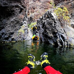 Teneriffa Kanotpaddling i vatten i Los Carrizales