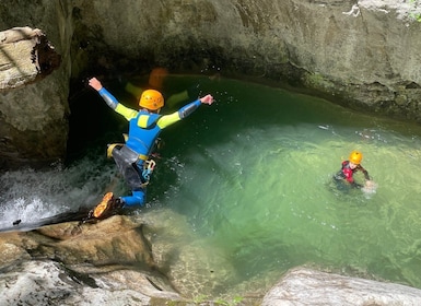 Discovery of canyoning on the Vercors