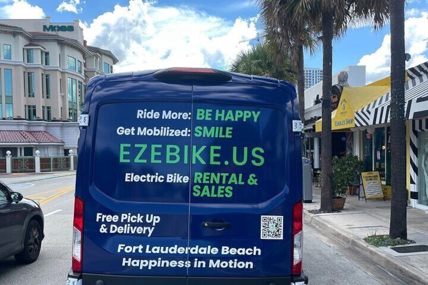 4 hour Family Bundle Electric Bike Rentals Fort Lauderdale Beach