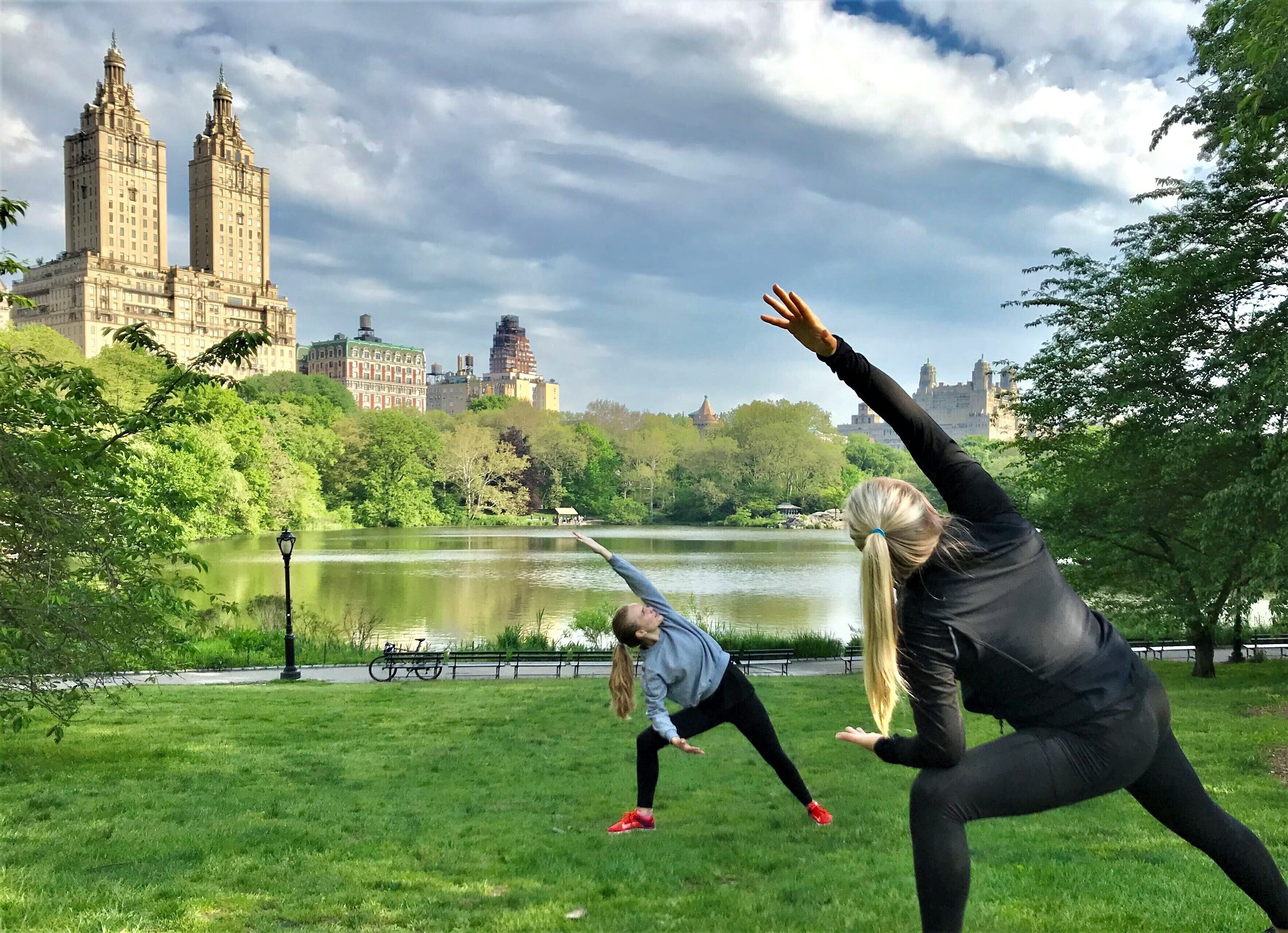 yoga tour central park