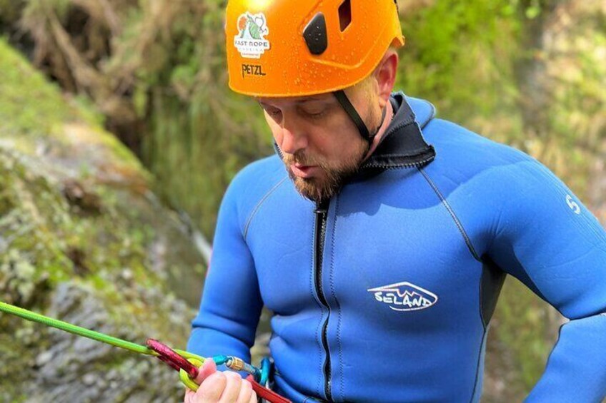 Canyoning at Camacha Madeira Island