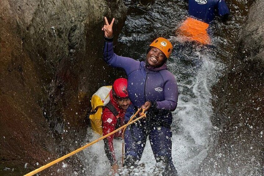 Canyoning at Camacha Madeira Island