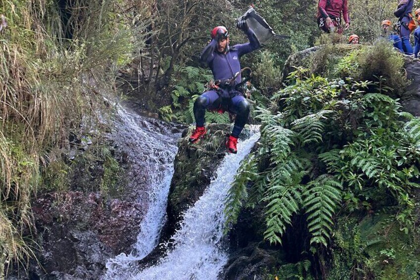 Canyoning at Camacha Madeira Island