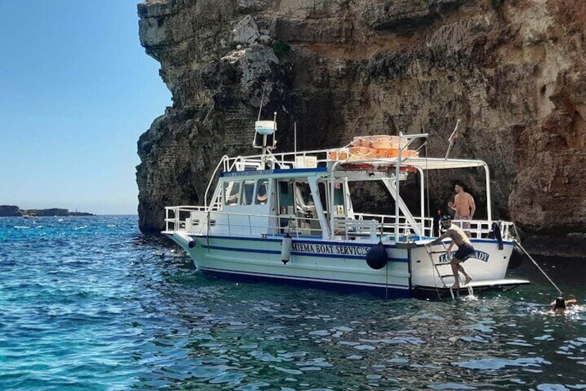 Comino Blue Lagoon, Gozo Private Boat Charter: Lucky Lady Boat
