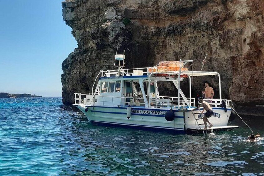 Comino Blue Lagoon, Gozo Private Boat Charter: Lucky Lady Boat