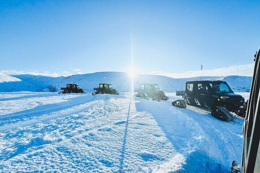 Heated and Enclosed ATV Tour in Alaska. Open All Year Round 