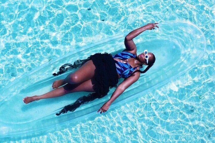 Clear Kayak Photoshoot in Turks and Caicos Islands