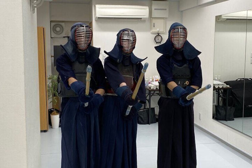 2hours kendo experience in Tokyo