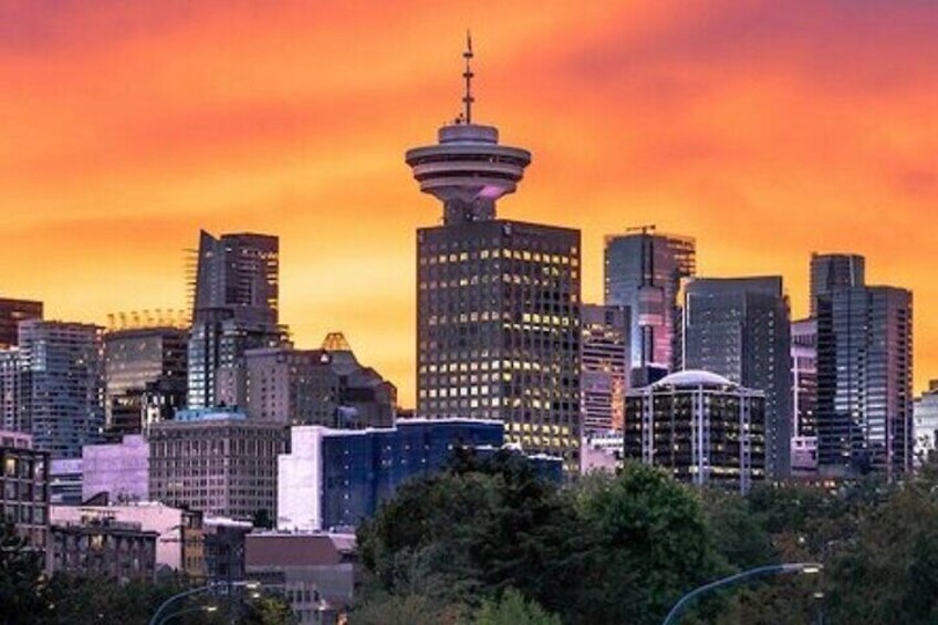 Vancity at sunset