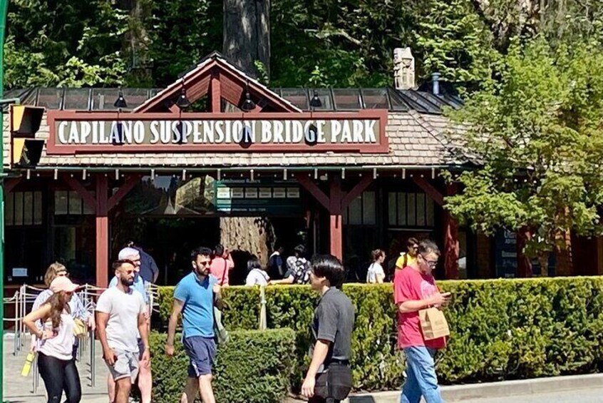 Capilano Suspension Park Entrance