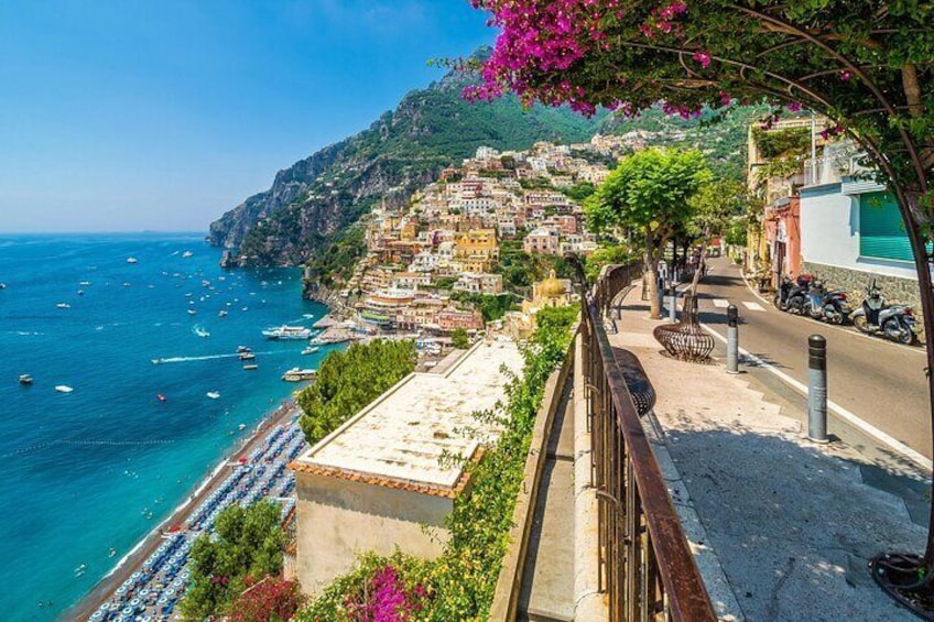 Day Trip to Pompeii, Positano and Amalfi Coast from Rome