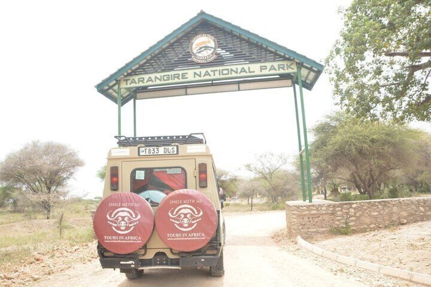 Smile Tours Car in Tarangire