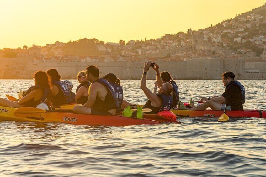 Dubrovnik Sea Kayaking Sunset Paddle