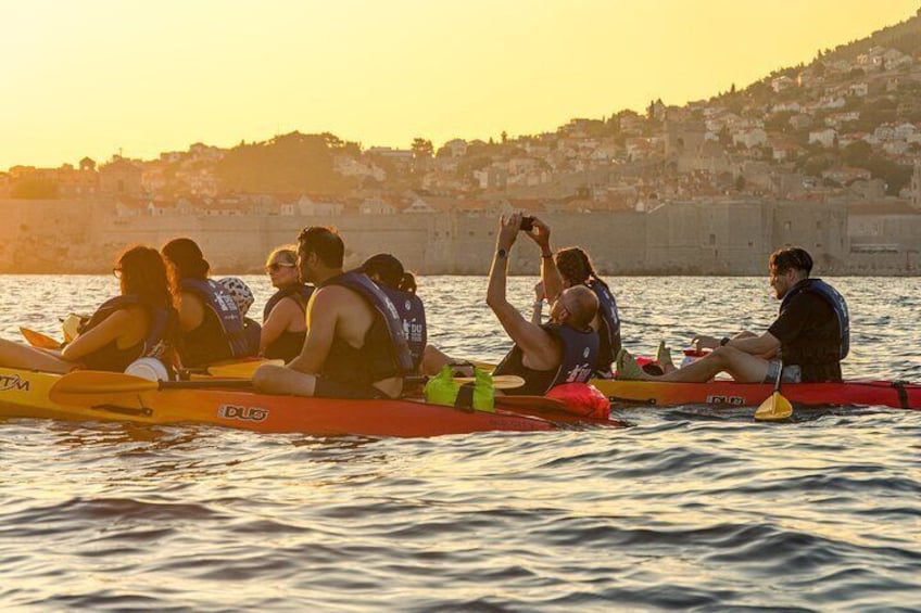 Dubrovnik Sea Kayaking Sunset Paddle