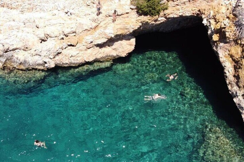 Full Day Yacht Tour in Catamaran Naxos Greece