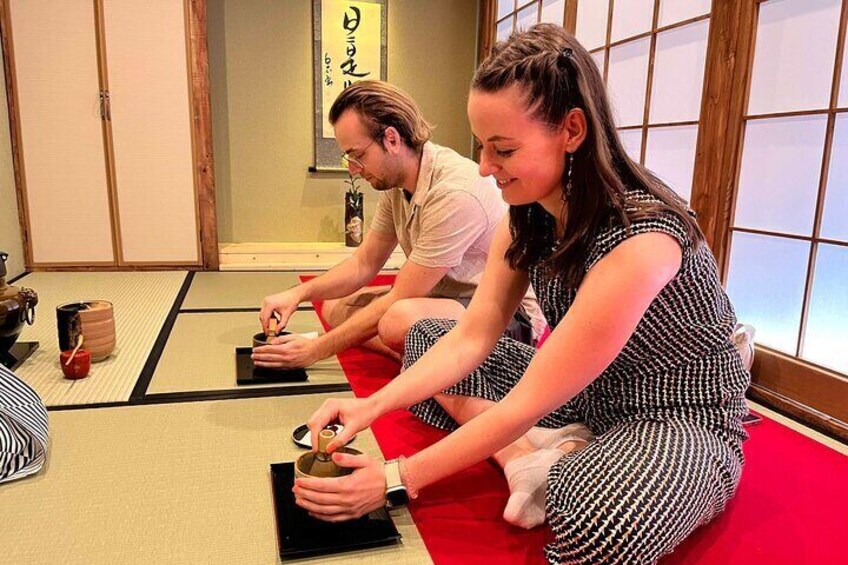 Tea Ceremony in Osaka share plan