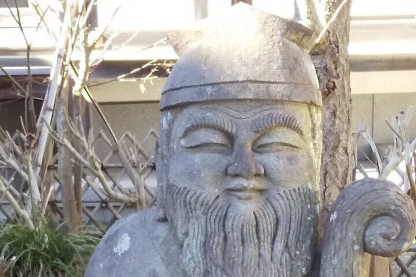 Jurōjin; a god of longevity in Myoruji temple.